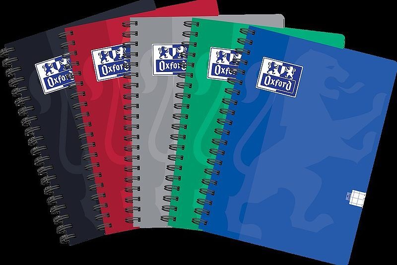 Kołozeszyt a5 80k kratka oxford esse 1 szt. Mix