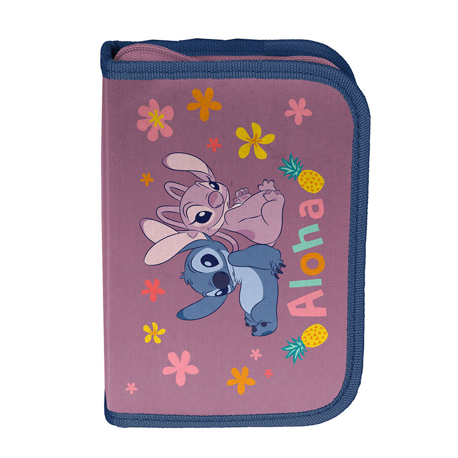 Piórnik bez wyposażenia Stitch & Angel Aloha DS26VV-P001BW