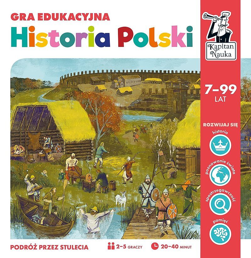 Historia Polski. Gra edukacyjna. Kapitan Nauka