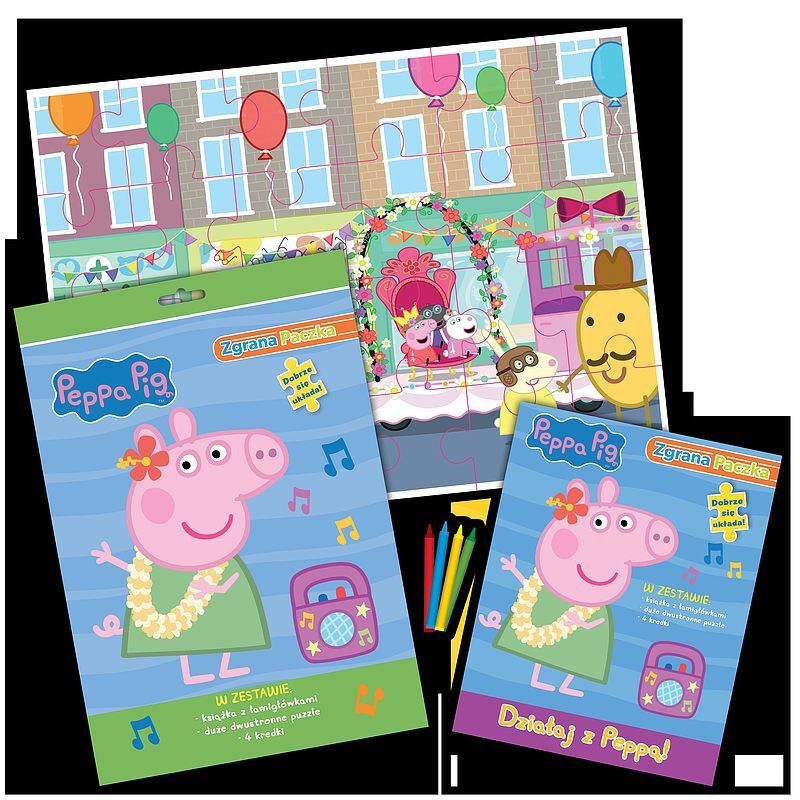 Peppa Pig. Zgrana paczka. Działaj z Peppą!