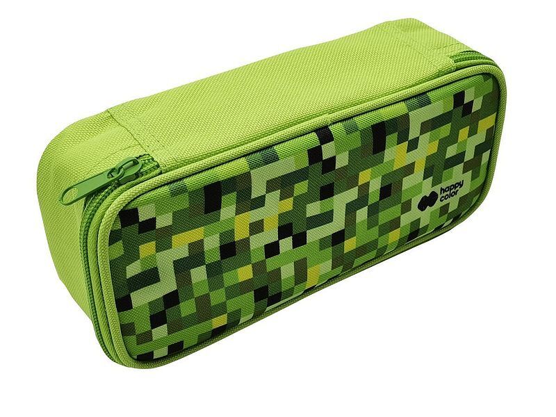 Piórnik saszetka prostokątny pixi green happy color