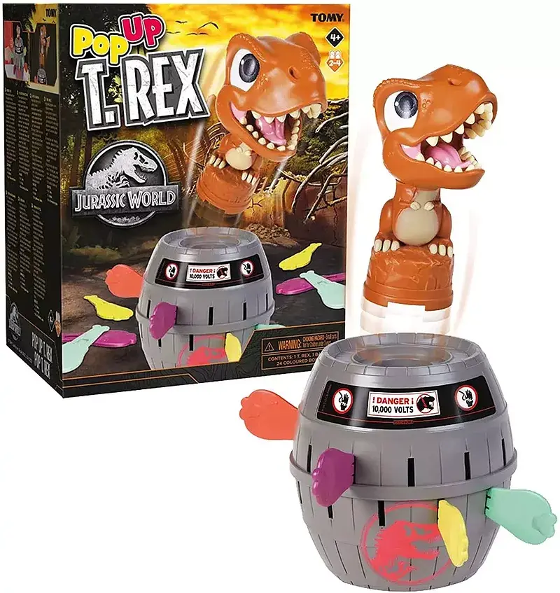 Gra zręcznościowa pop up t-rex