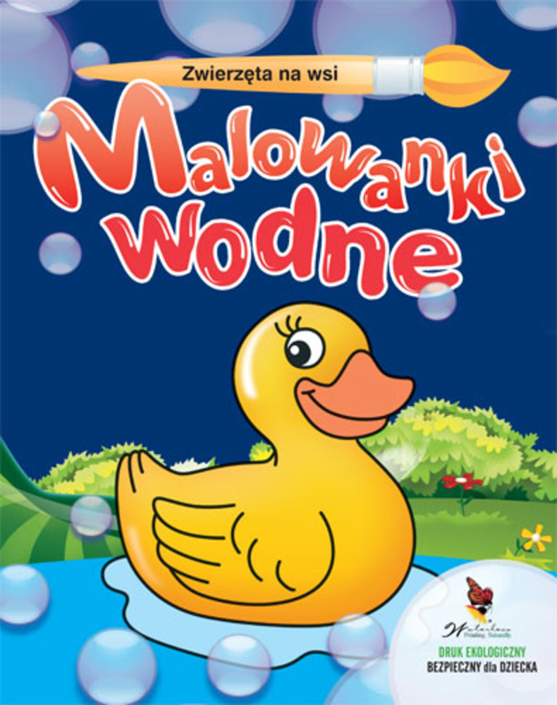 Zwierzęta na wsi. Malowanki wodne