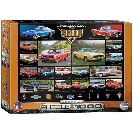Puzzle 1000 amerykańskie samochody z lat 60 6000-0677