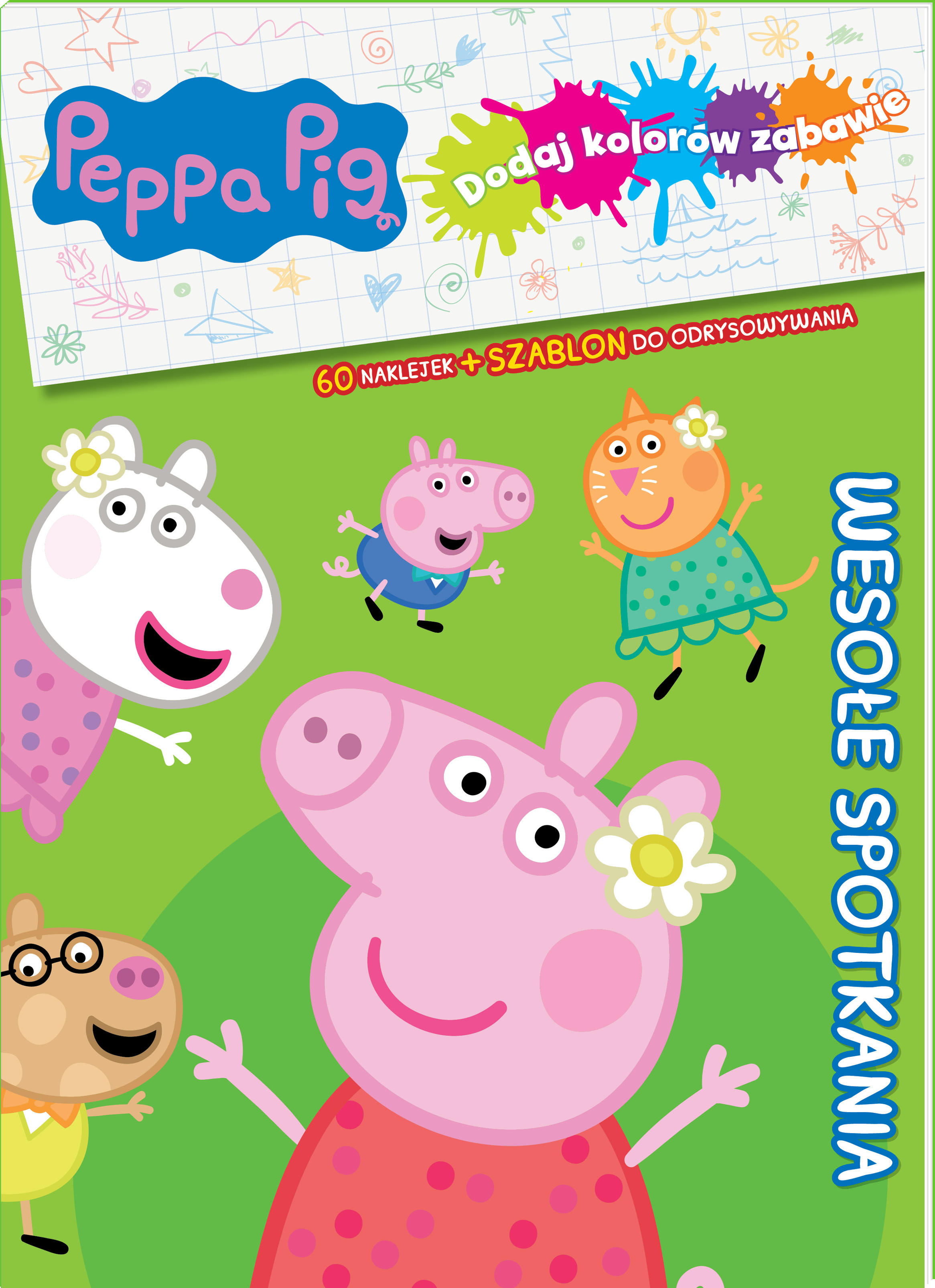 Peppa Pig. Dodaj kolorów zabawie. Kolorowe przygody