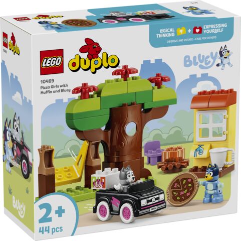 LEGO Duplo Bluey Pizzerki z Muffinką i Blue 10469
