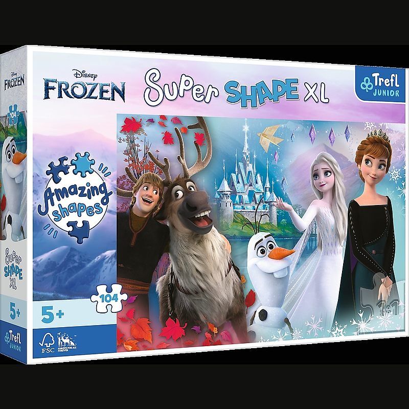 Puzzle Kraina Lodu 104