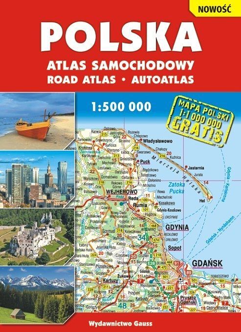 Atlas samochodowy polska 1:500 000