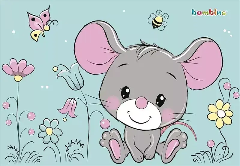 Podkład dwustronny szkolny na biurko mouse