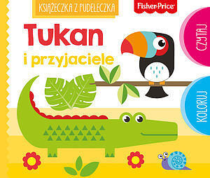 Fisher Price Książeczka z pudełeczka. Tukan i przyjaciele