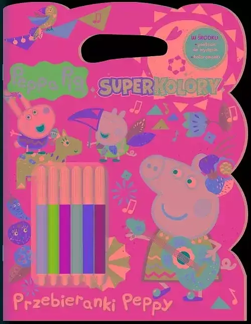 Peppa Pig. SUPERKOLORY cz. 5 Przebieranki Peppy