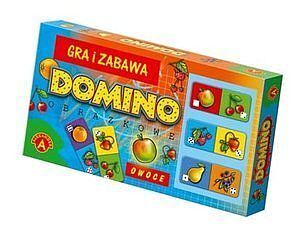 Domino obrazkowe. Owoce