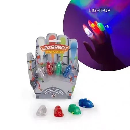 Zestaw lampek led na palce 4 szt