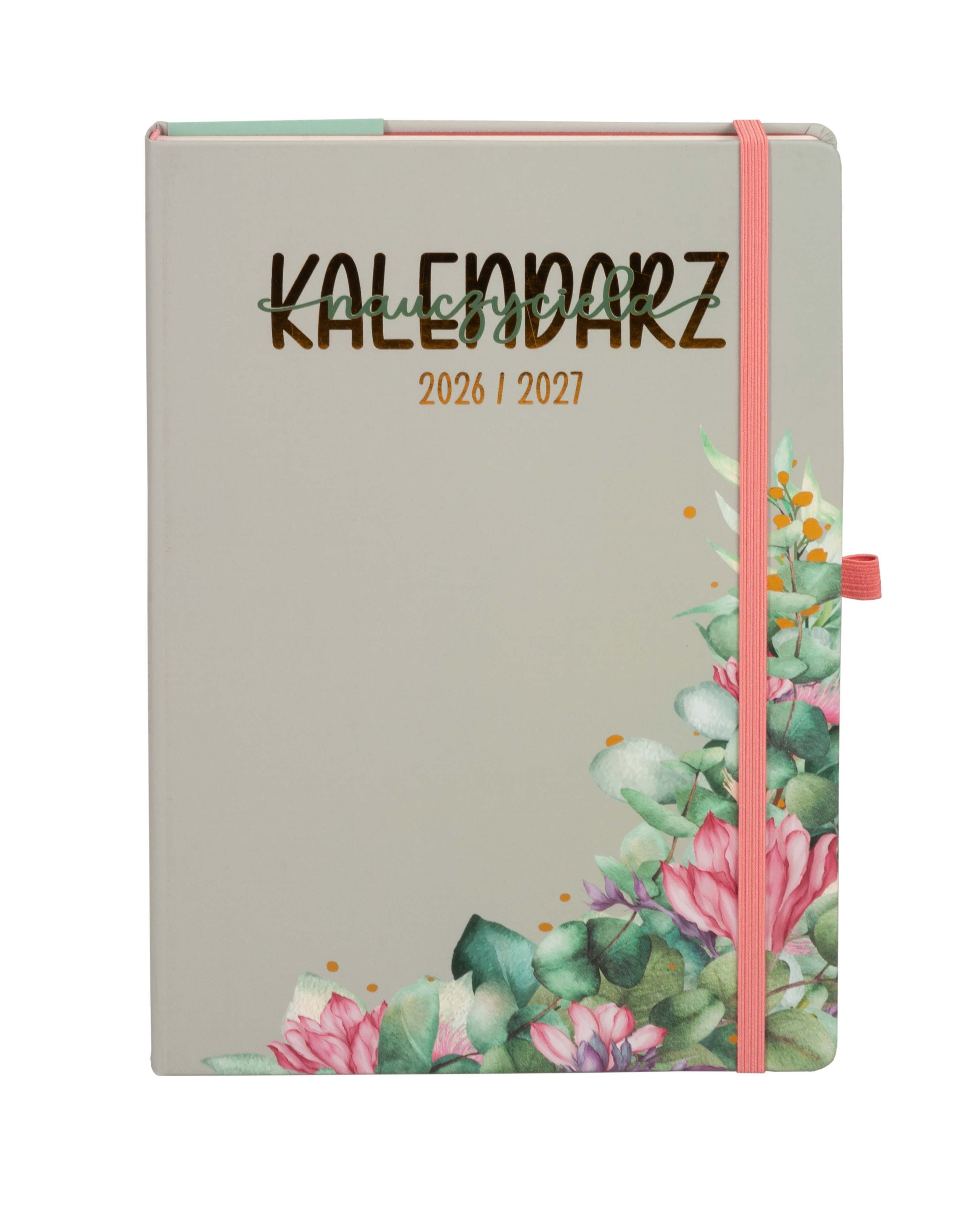 Kalendarz Nauczyciela 2026/2027 B5 TDW miętowy