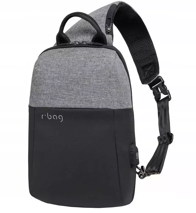 Plecak męski na jedno ramię r-bag magnet grey