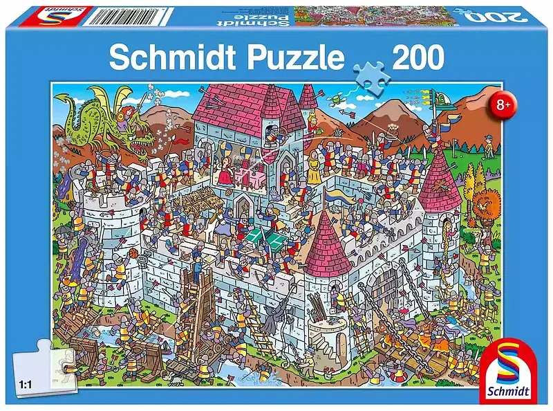 Puzzle 200 zamek rycerski 111710