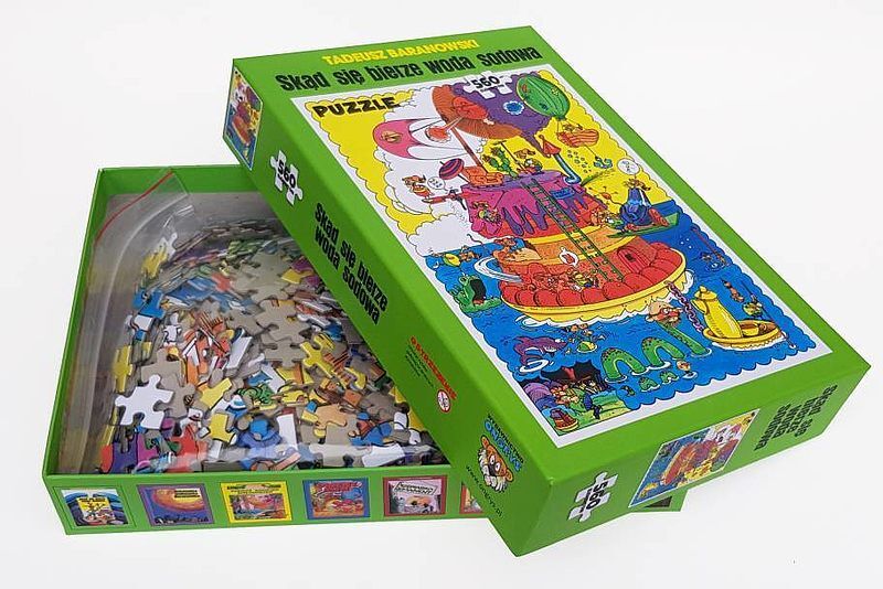 Puzzle "Skąd się bierze woda sodowa" A2 (560 elementów)