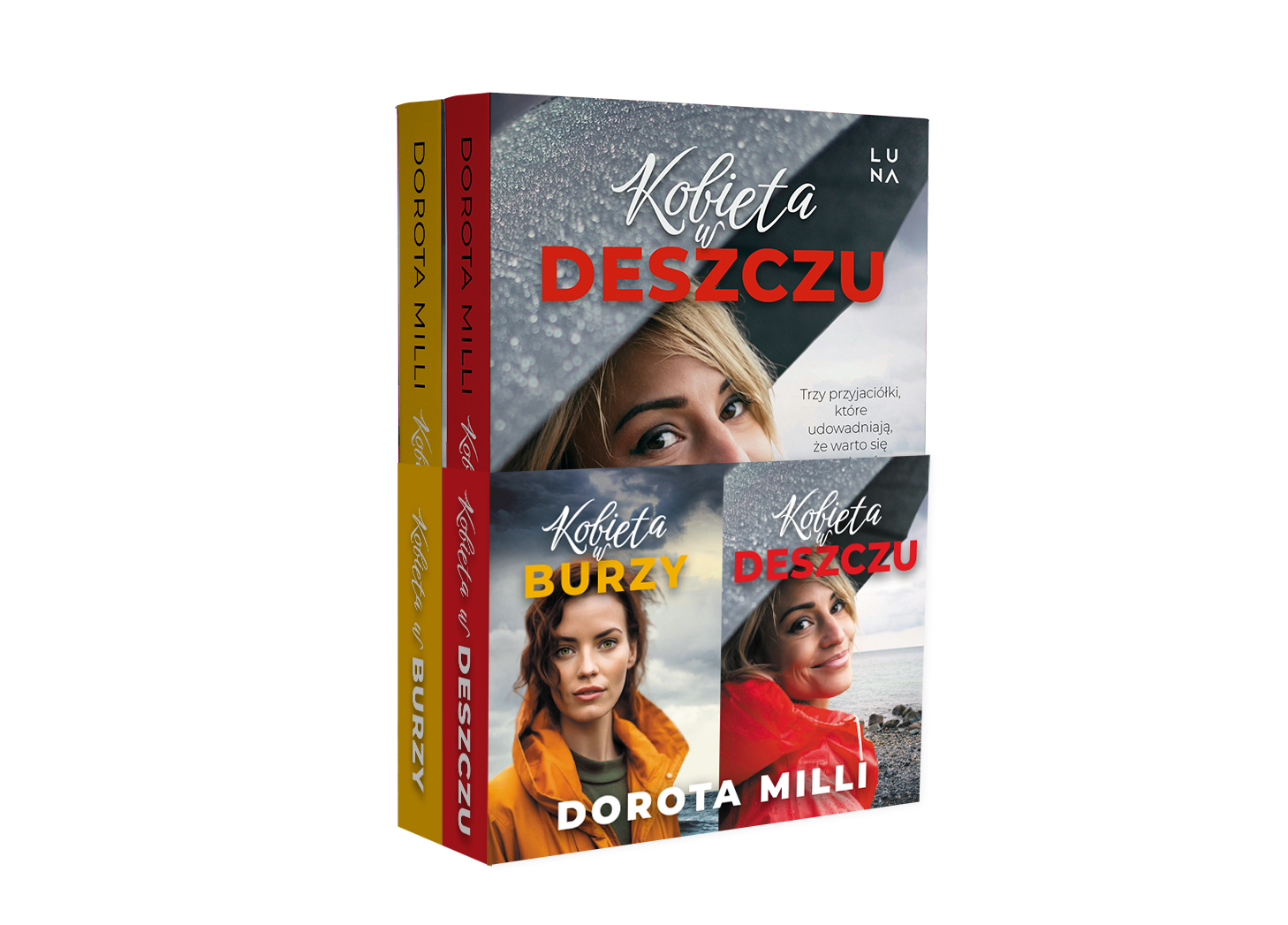 Pakiet Dorota Milli: Kobieta w deszczu / Kobieta w burzy