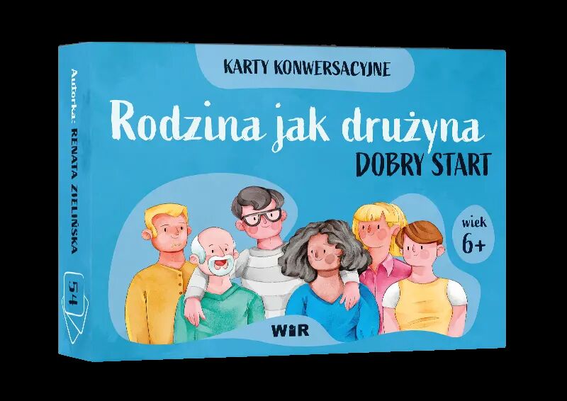 Rodzina jak drużyna Dobry start Karty konwersacyjne dla dzieci w wieku 6+
