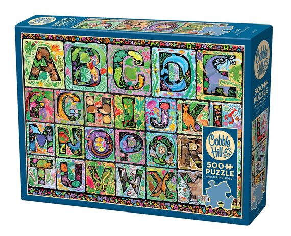Puzzle 500 Zwierzęcy alfabet 113578