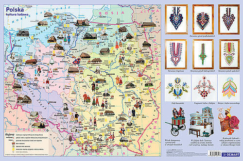 Polska - kultura ludowa. Podkładka na biurko