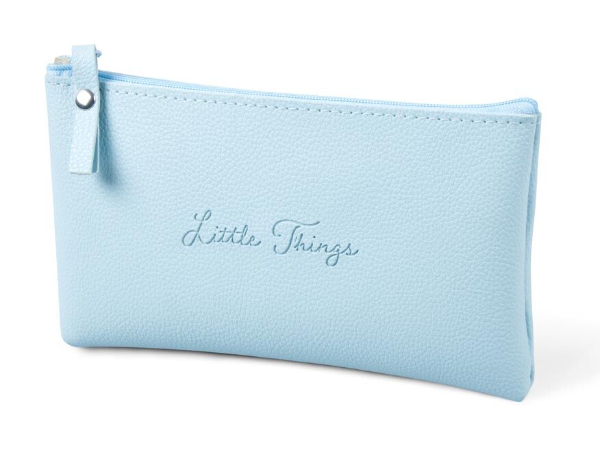 Piórnik saszetka Little Things light blue