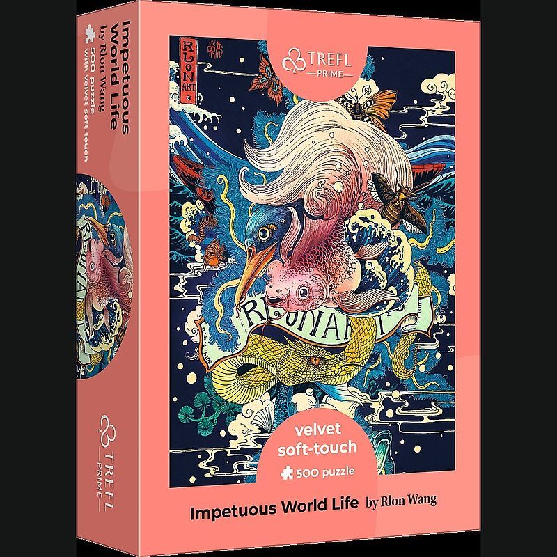 Puzzle 500 velvet soft touchimpetuous world life by rlon wang 37421