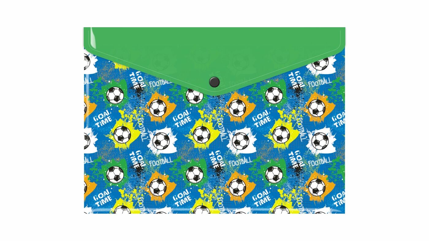 Teczka koperta A4 pp z nadrukiem football