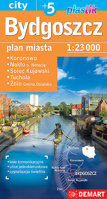 Bydgoszcz 1:23 000 plan miasta