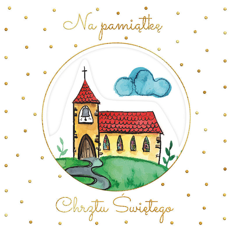 Karnet kw chrzest kościółek