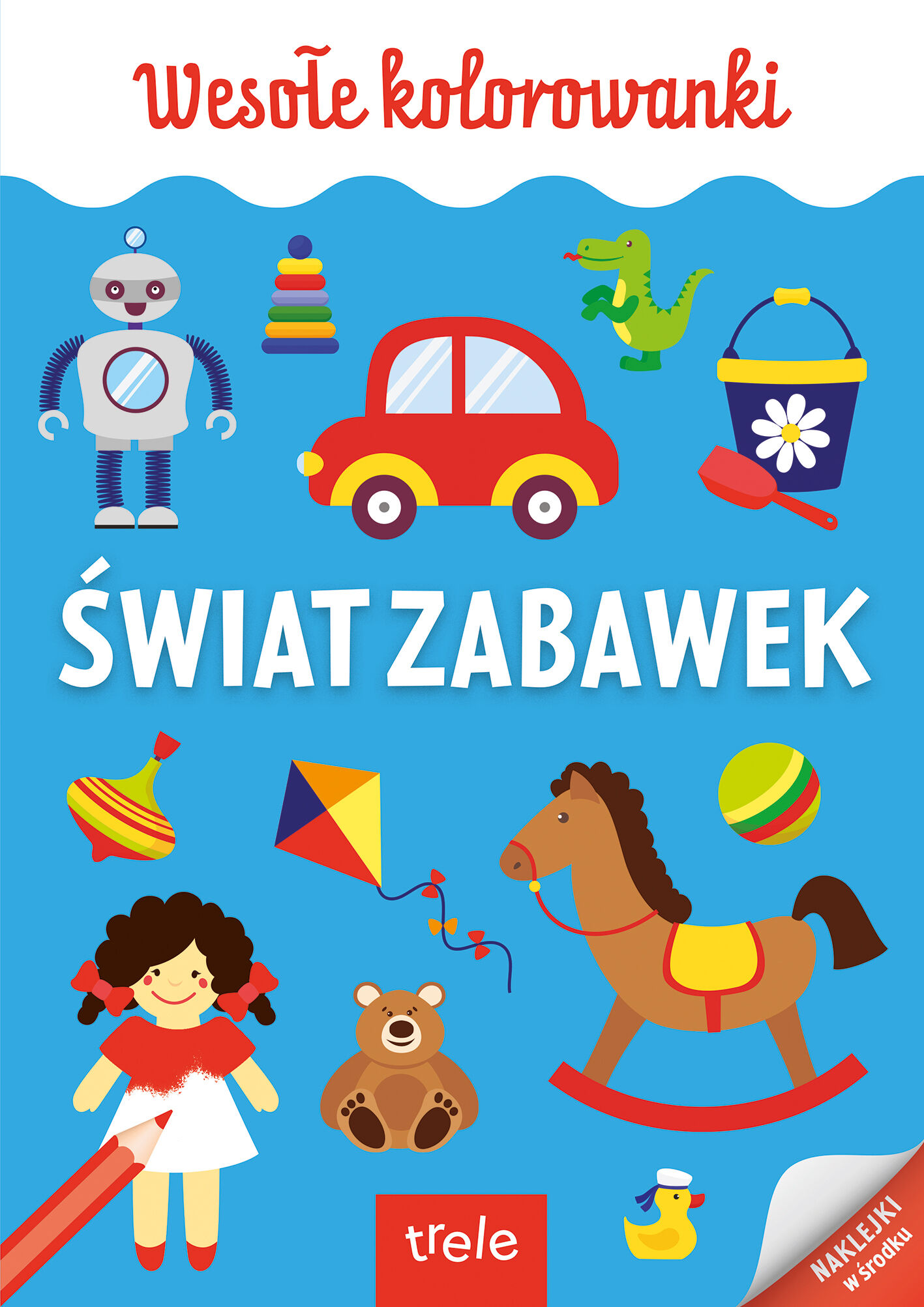 Wesołe kolorowanki. Świat zabawek