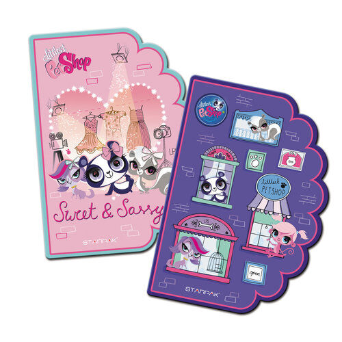 Notes kształtowy A6 Littlest Pet Shop 25 kartek