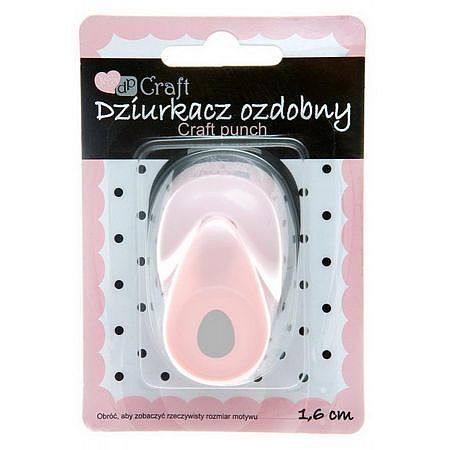 Dziurkacz ozdobny jajko 1,6cm mix