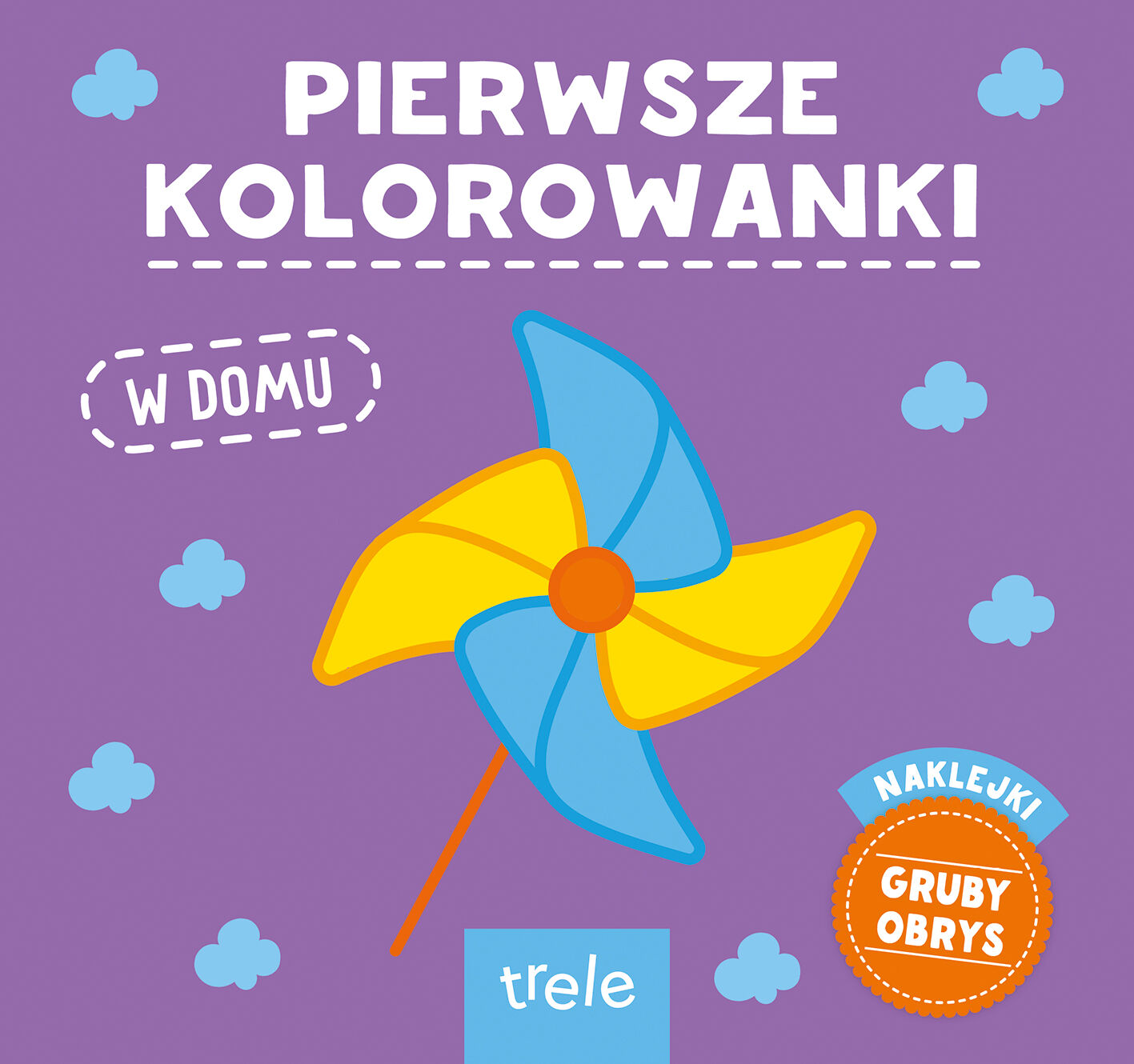 Pierwsze kolorowanki. W domu