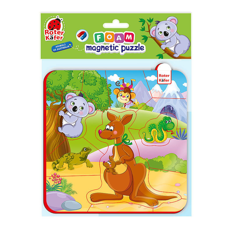 Puzzle magnetyczne z pianki zwierzęta australii rk5010-09