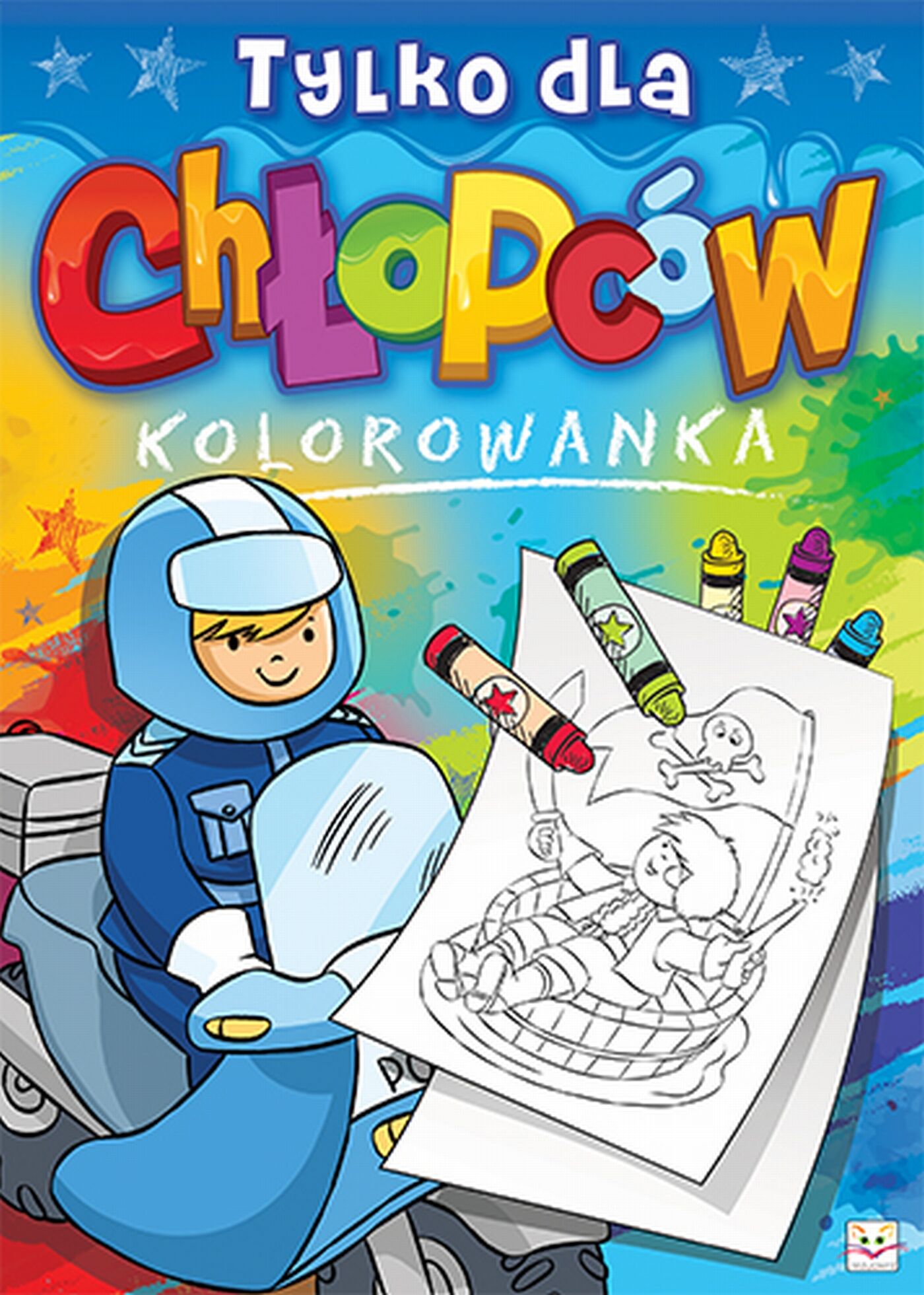 Tylko dla chłopców. Kolorowanka.