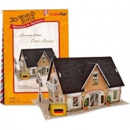 Puzzle 3D Domki świata Niemcy Beer House