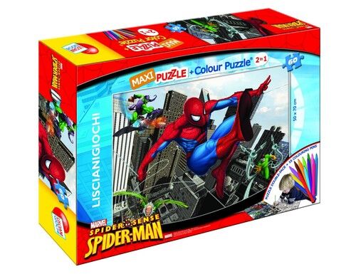 Puzzle dwustronne Spider Man 60 + mazaki