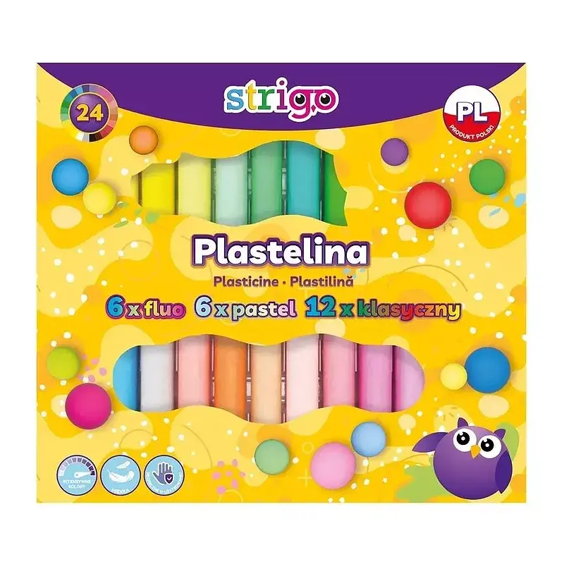 Plastelina strigo 24 kolorów