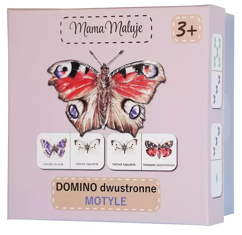 Gra domino dwustronne motyle