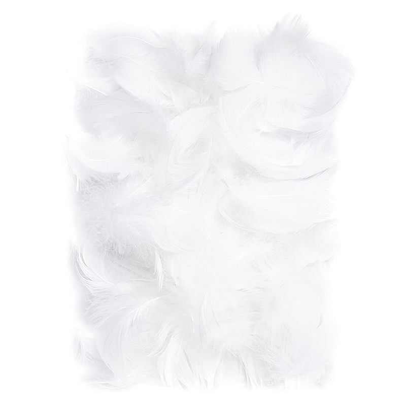 Piórka białe 5-12cm 10g