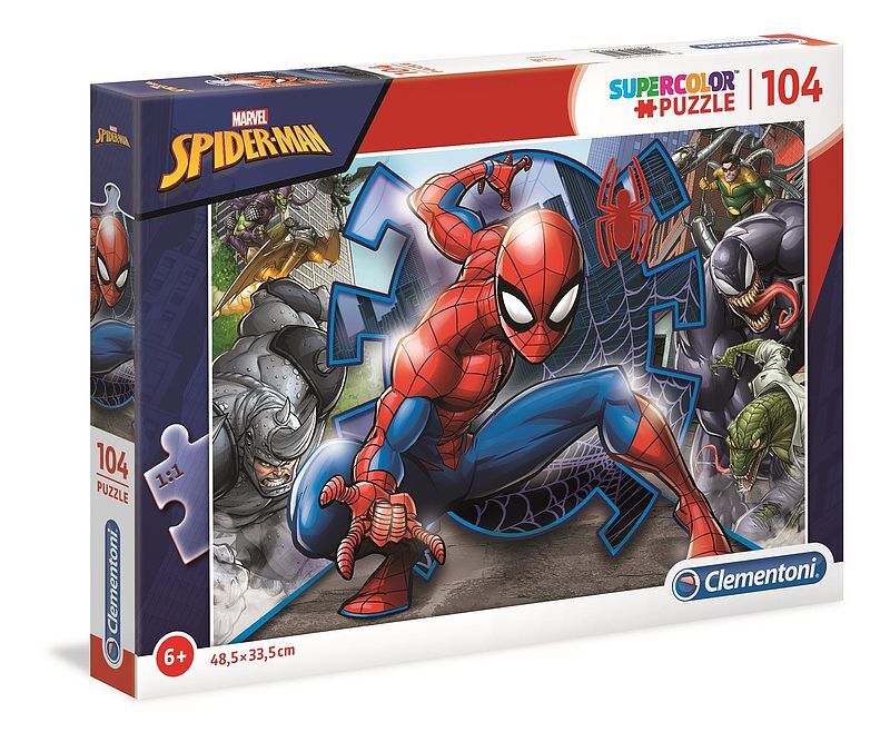 Puzzle 104 super kolor spider-man 27116