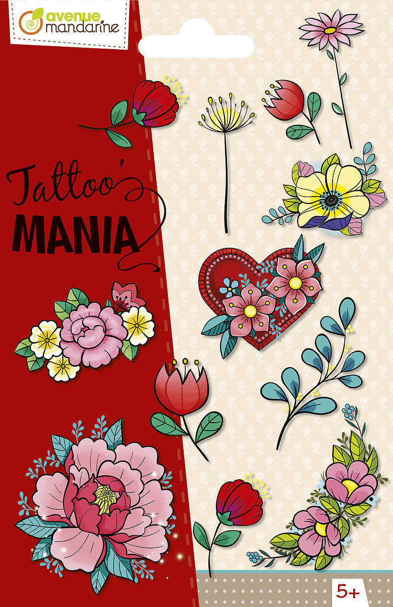Tatuaże. Tattoo mania. Kwiaty