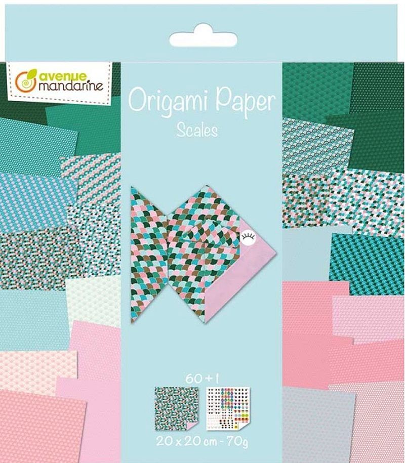 Papier do origami Scales 60 arkuszy