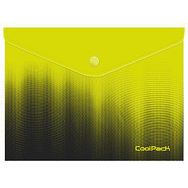 Koperta na dokumenty na zatrzask a4 coolpack gradient lemon