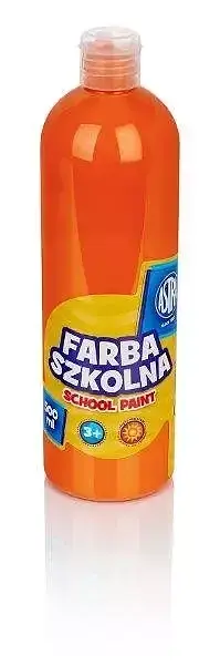 Farba szkolna astra 500 ml pomarańczowa