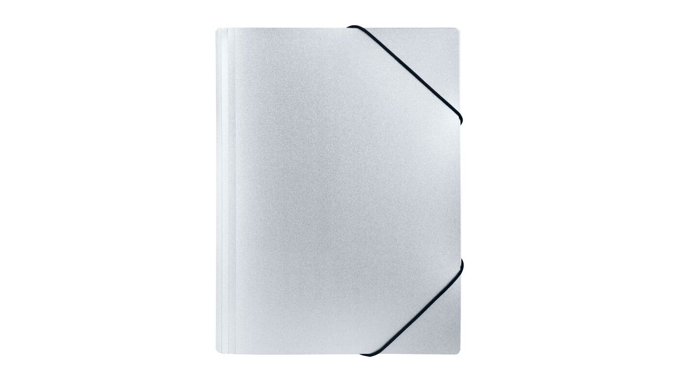 Teczka z gumką A4 PP Stardust Silver