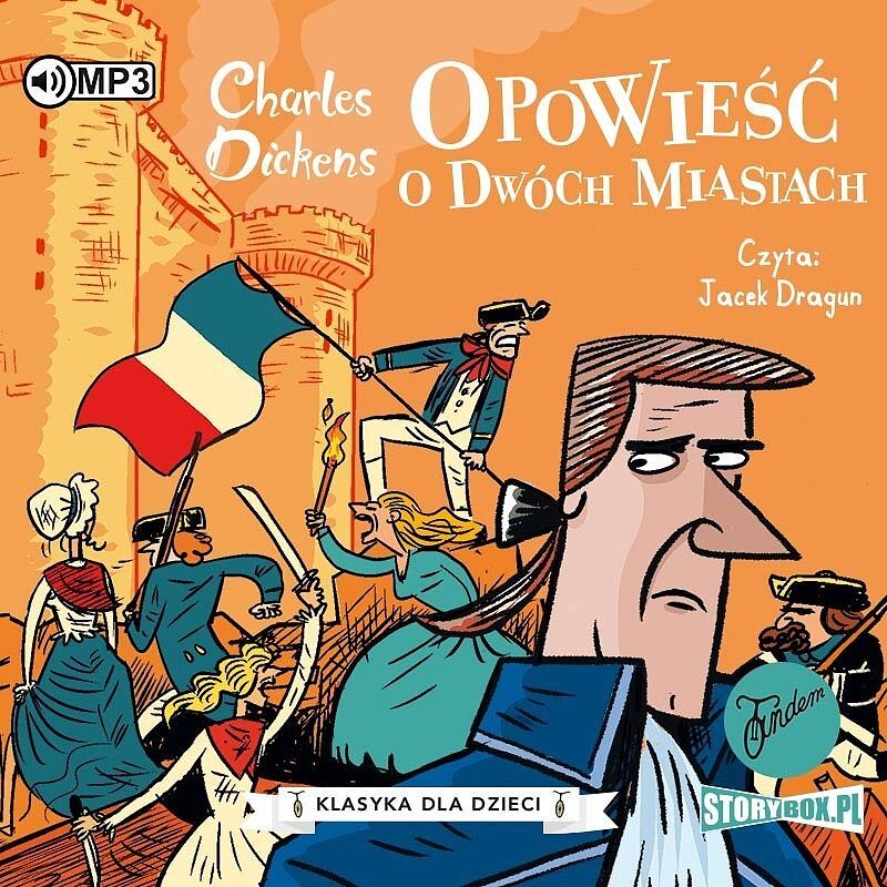 Cd mp3 opowieść o dwóch miastach. Klasyka dla dzieci. Charles dickens. Tom 5