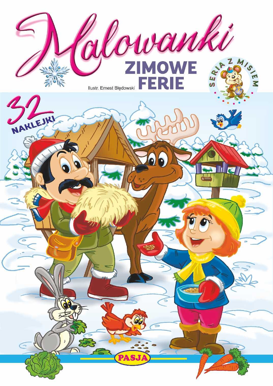 Zimowe ferie. Malowanki