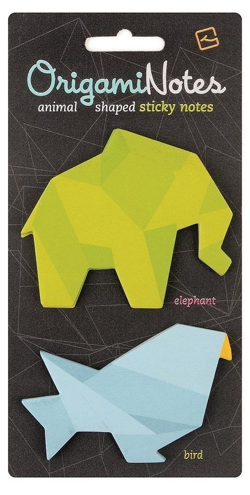 Karteczki samoprzylepne tg origami notes słoń/ptak